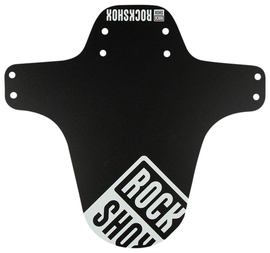 RockShox MTB Fork Fender Black with White Print