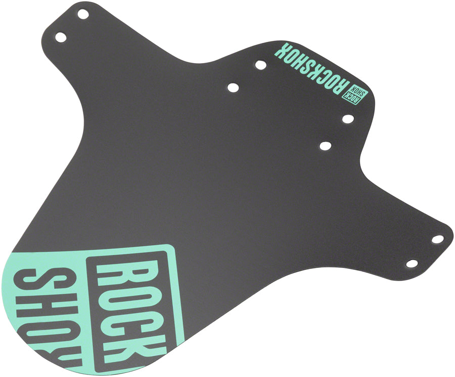 RockShox MTB Fender Black with Seafoam Green Print MPN: 00.4318.020.013 UPC: 710845841798 Clip-On Fender MTB Fork Fenders
