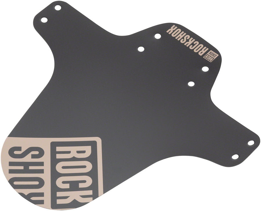 RockShox MTB Fender Black with Tan Putty Print MPN: 00.4318.020.014 UPC: 710845841804 Clip-On Fender MTB Fork Fenders