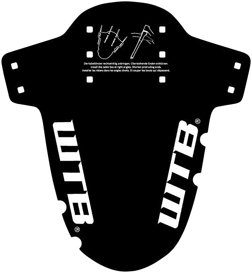 WTB Logo Gravel Mud Guard, Fork Mount, Black MPN: W070-0036 UPC: 714401700369 Clip-On Fender Logo