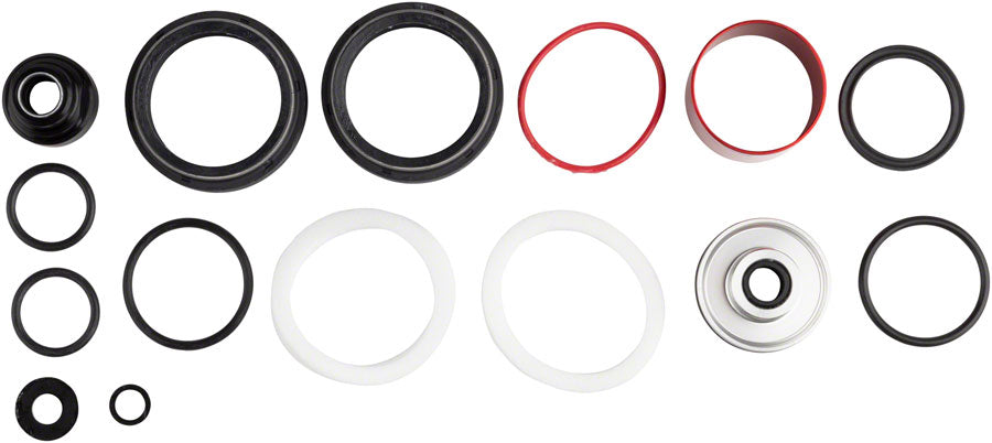 RockShox Fork Service Kit - 200 Hour/1 Year, Charger, 38mm, ZEB R / Select, Silver Sealhead, A1 MPN: 00.4318.025.185 UPC: 710845862441 Service Kit 200 Hour Fork Service Kit