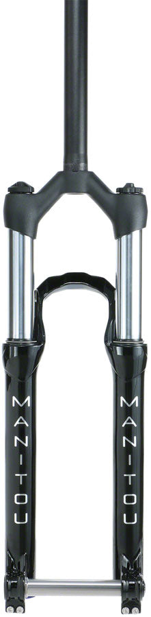 Manitou Circus Comp Suspension Fork - 26", 100 mm, 20 x 110 mm, 41 mm Offset, Gloss Black, Straight Steer MPN: 191-29790-A801 UPC: 847863026644 Suspension Fork Circus Comp Suspension Fork