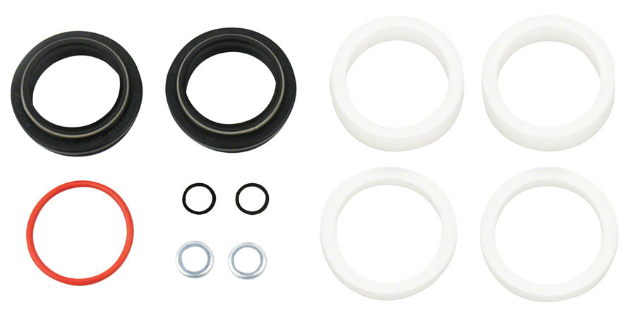 RockShox Dust Wiper Kit - 30mm Flanged Low Friction (Dust Wipers, 5mm and 10mm Foam Rings) -