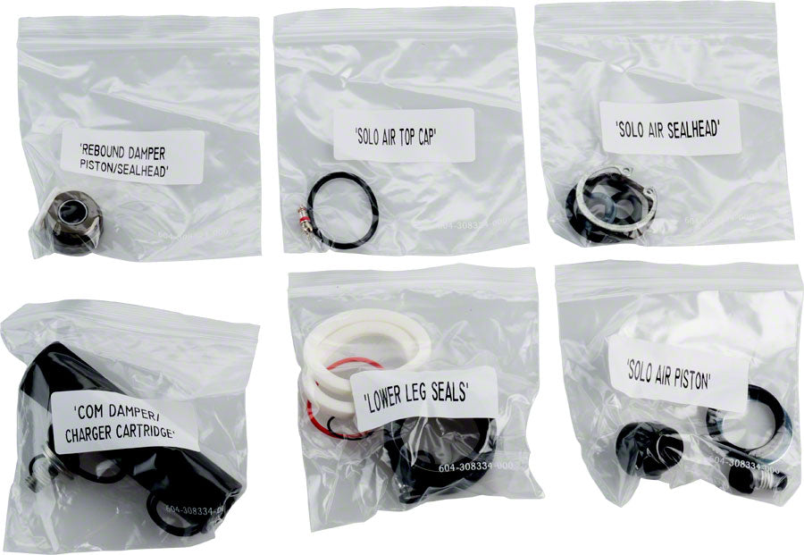RockShox Lyrik Solo Air Full Service Kit with Solo Air & Damper Seals & Hardware, B1