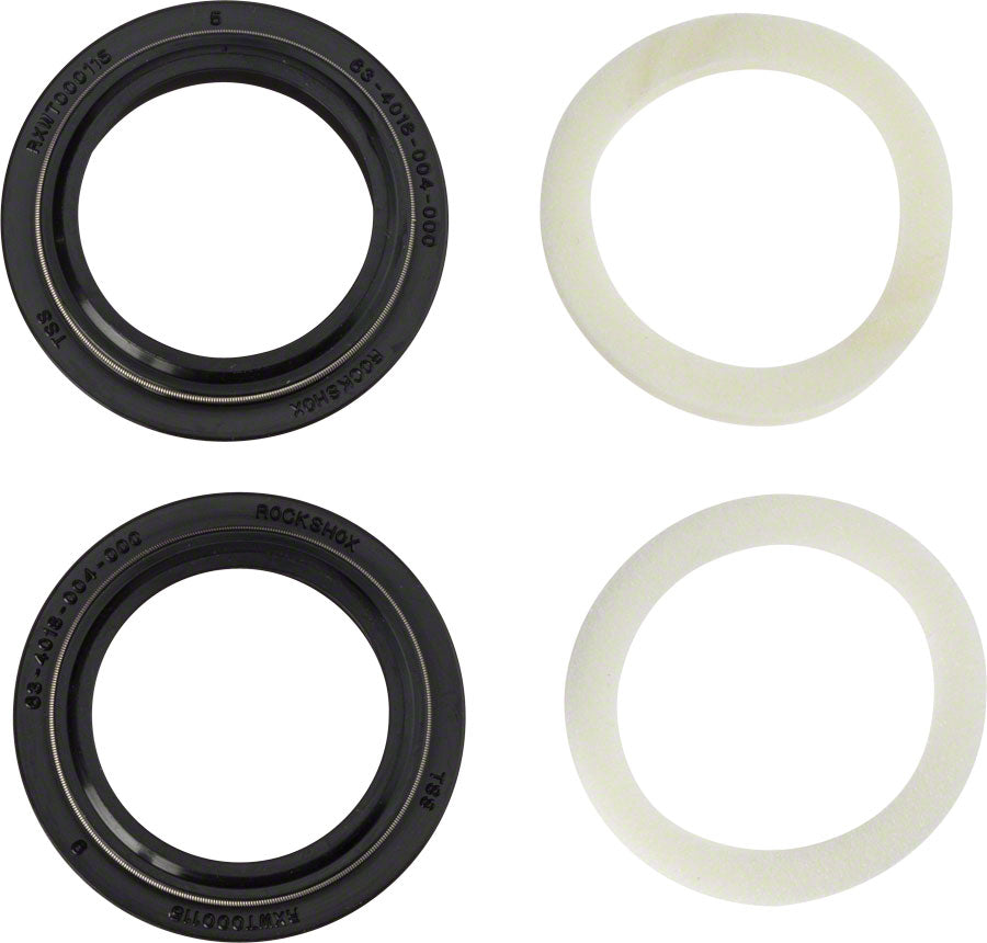 RockShox Dust Seal/Foam Ring: Black Flanged 32mm Seal, 5mm Foam Ring - SID A1-A3 /Reba A1-A4 MPN: 11.4018.028.001 UPC: 710845739446 Seal Kit 32mm Seal Kit