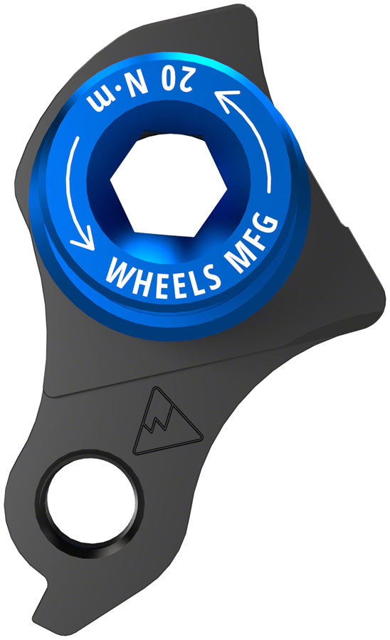 Wheels Manufacturing Universal Derailleur Hanger - 404-5, For Frames designed to accept SRAM UDH, Black/Teal - Derailleur Hangers - Universal Derailleur Hanger for SRAM UDH