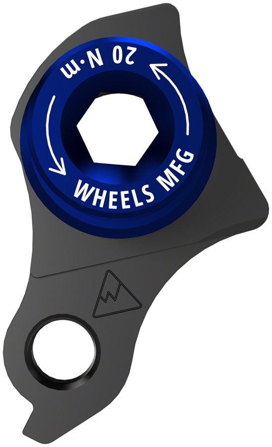 Wheels Manufacturing Universal Derailleur Hanger - 404-6, For Frames designed to accept SRAM UDH, Black/Blue - Derailleur Hangers - Universal Derailleur Hanger for SRAM UDH