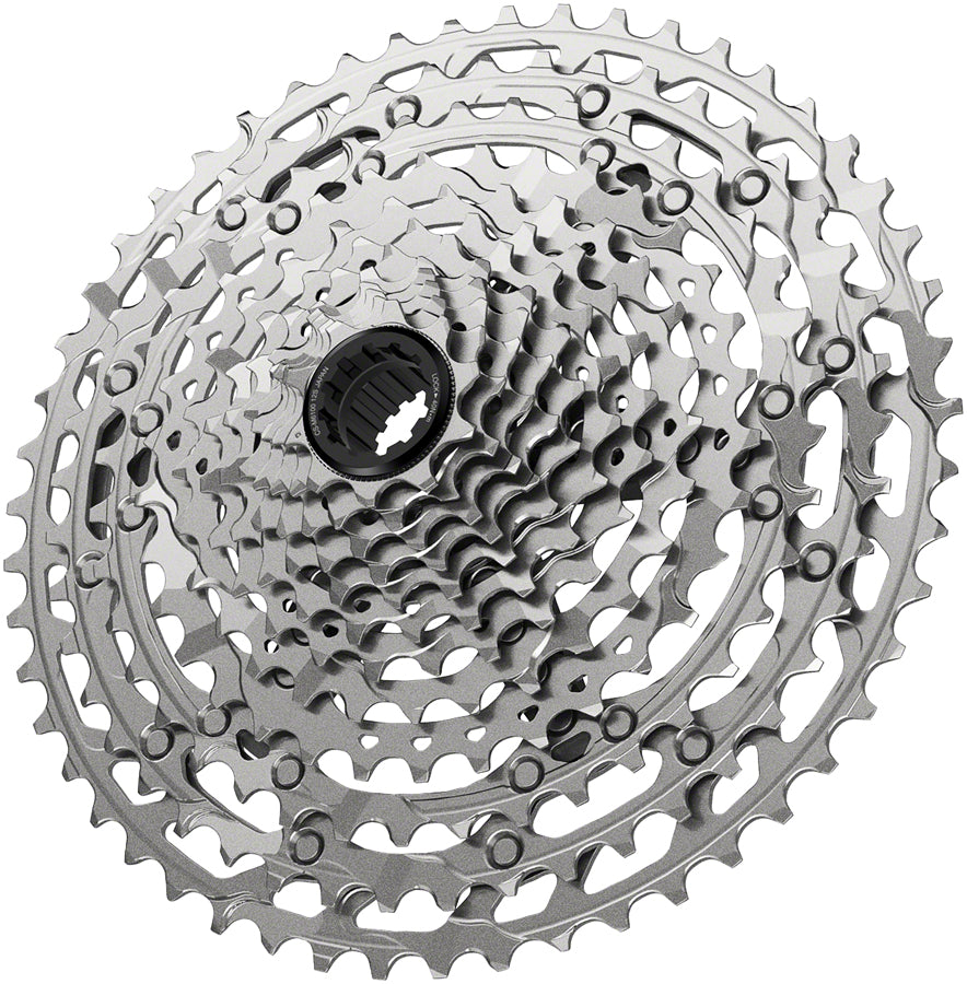Shimano Deore CS-M6100-12 Cassette - 12-Speed, 10-51t, Silver, For Hyperglide+