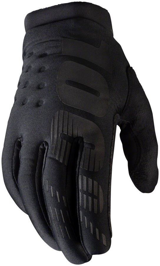 100% Brisker Gloves - Black, Full Finger, Men's, Medium MPN: 10003-00001 UPC: 841269184083 Gloves Brisker Gloves