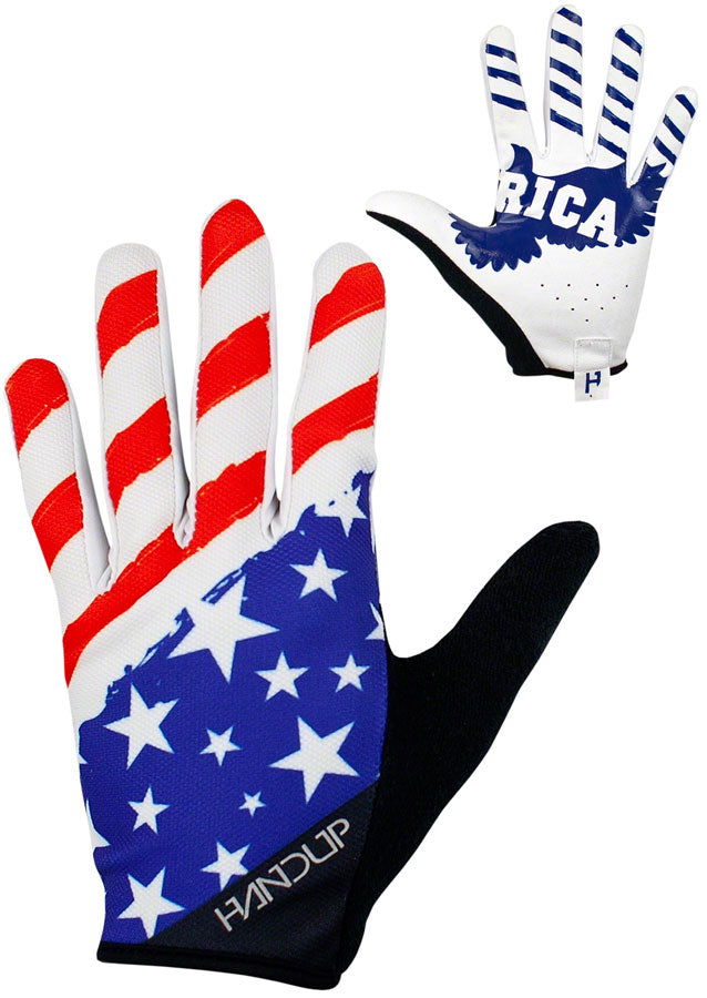 Handup Most Days Glove - Original 'MERICAS, Full Finger, Large MPN: SQ5988047LG UPC: 649270667294 Gloves Most Days Merica Gloves