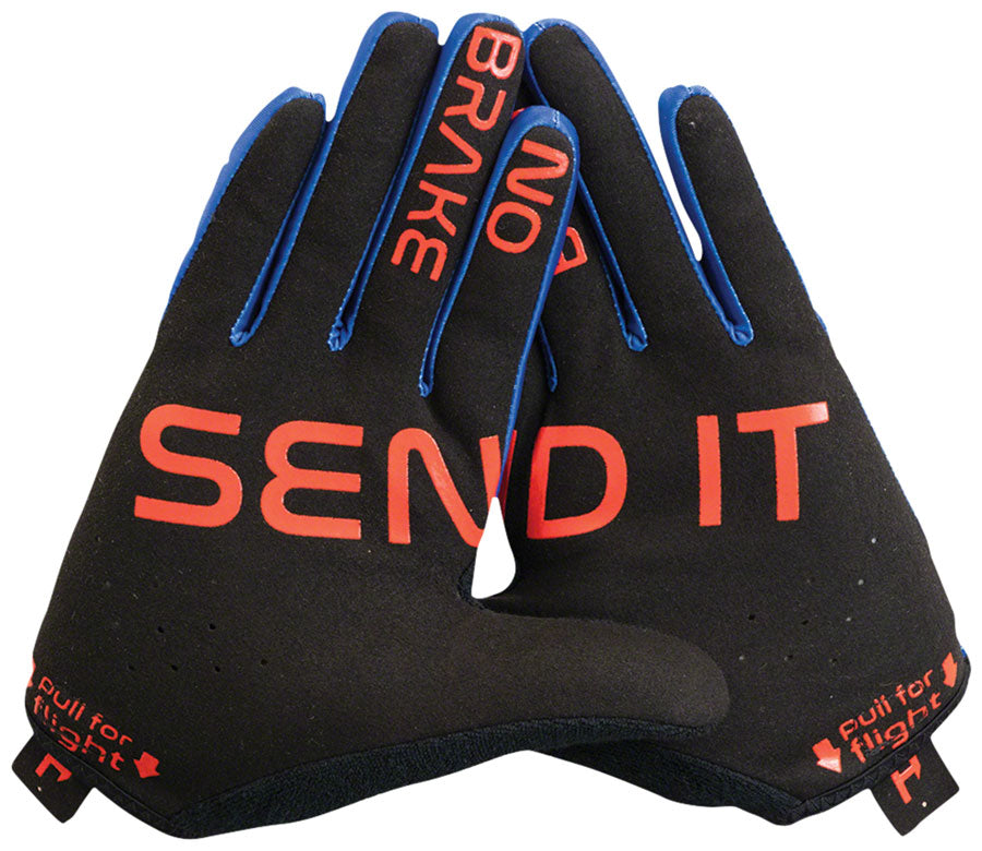 HandUp Most Days Gloves - Shuttle Runners Navy, Full Finger, Small - Gloves - Most Days Shuttle Runners Gloves