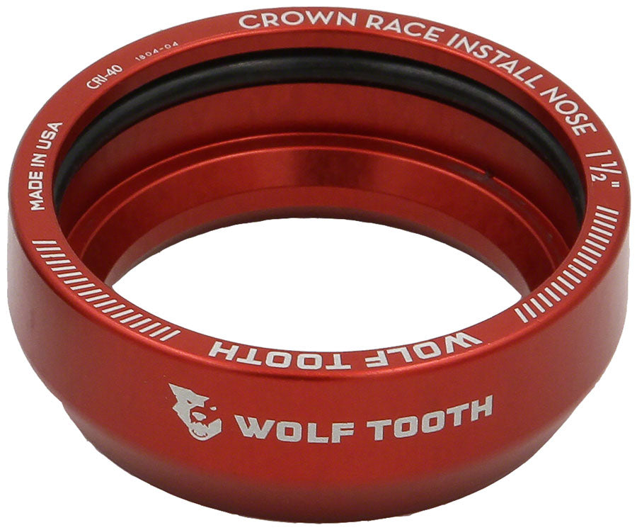 Wolf Tooth 40mm 1 1/2 Crown Race Installation Adaptor MPN: HS-CRI40 UPC: 812719028349 Headset Tool Crown Race Installation Adaptor