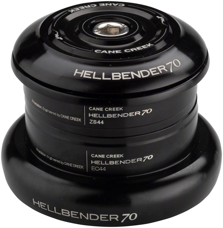 Cane Creek Hellbender 70 Headset ZS44/28.6 EC44/40, Black - Headsets - Hellbender Headset