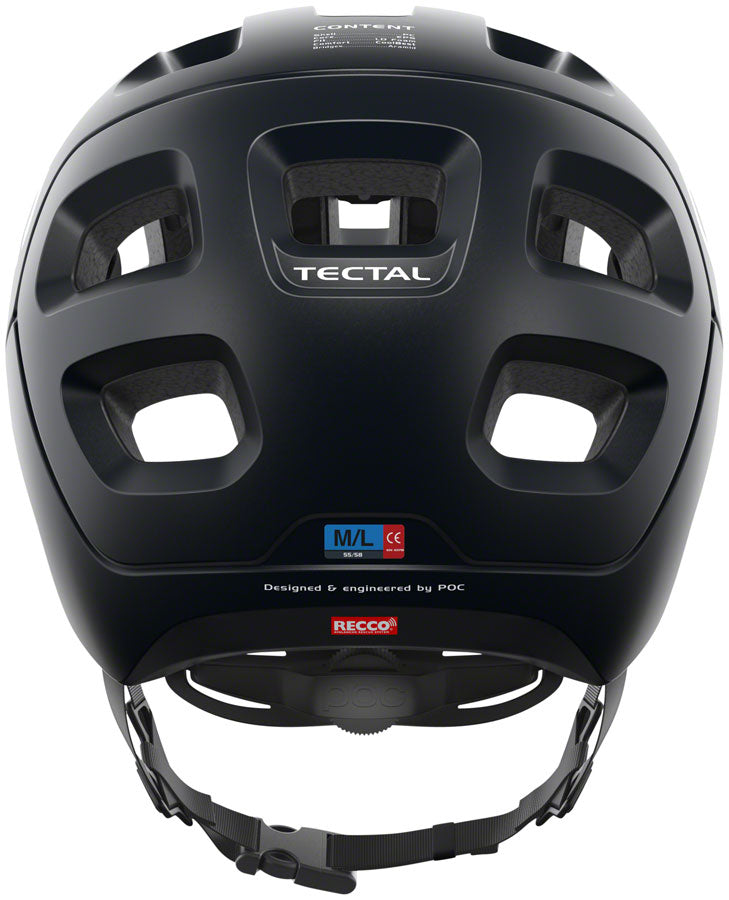 POC Tectal Helmet - Uranium Black Matte, Large - Helmets - Tectal Helmet