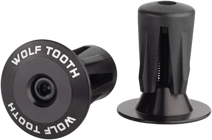 Wolf Tooth Alloy Bar End Plugs - Black MPN: BARPLUG-AL-BLK UPC: 810006805031 Bar End Plug Alloy Bar End Plug