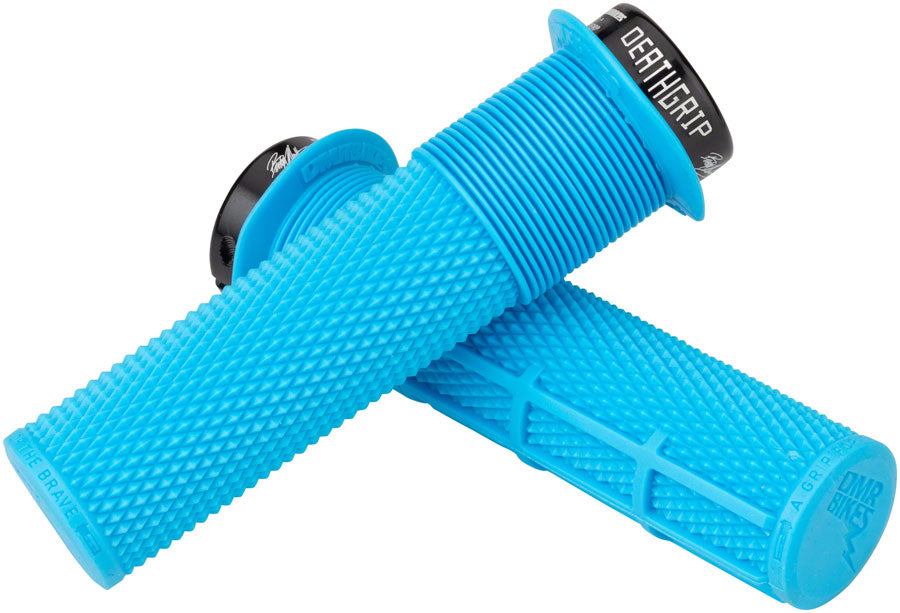 DMR DeathGrip Flanged Grips - Thick, Lock-On, Blue MPN: DMR-G-BREN-THICK-B Grip DeathGrip Flanged Grips