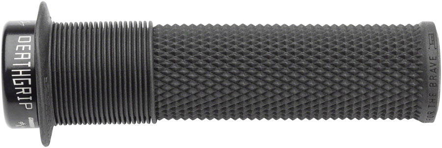 DMR DeathGrip Race Edition Grips - Thin, Flanged, Lock-On, Black - Grip - DeathGrip Race Edition Grips