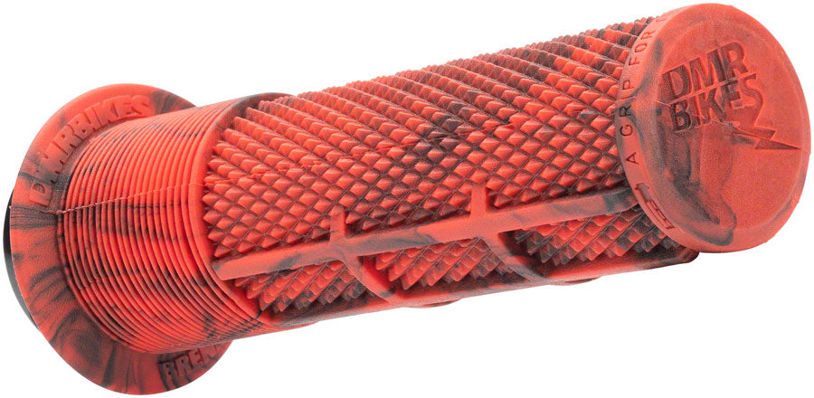 DMR DeathGrip Flanged Grips - Thick, Lock-On, Marble Red MPN: DMR-G-BREN-THICK-MR Grip DeathGrip Flanged Grips