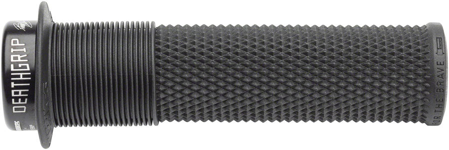 DMR DeathGrip Flanged Grips - Thick, Lock-On, Black - Grip - DeathGrip Flanged Grips