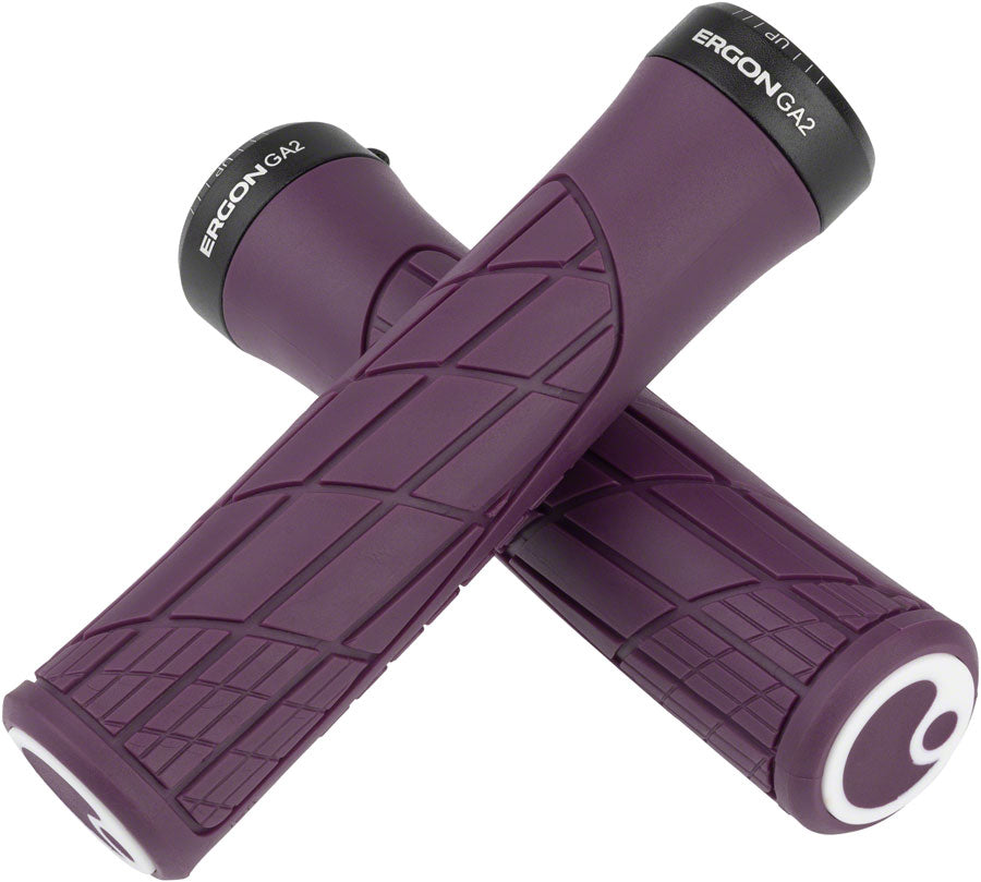 Ergon GA2 Grips - Purple Reign, Lock-On MPN: 42411590 Grip GA2 Grips