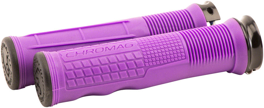 Chromag Format Grips - Purple, Lock-On MPN: 170-007-006 UPC: 826974022011 Grip Format Grips