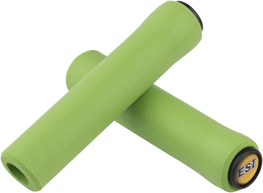 ESI 30mm Racer's Edge Silicone Grips: Green
