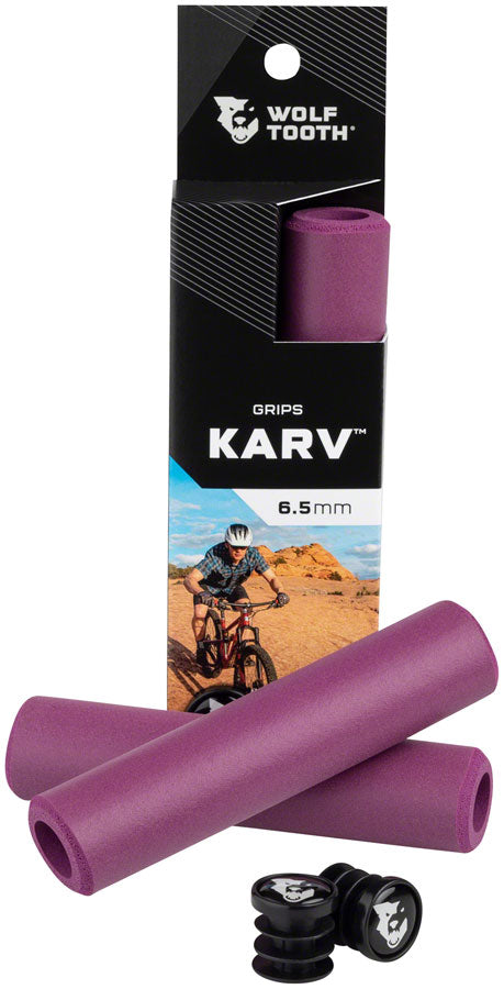 Wolf Tooth Karv Grips - Purple MPN: KARV-PRP UPC: 810006800869 Grip Karv Grips