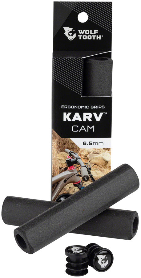 Wolf Tooth Karv Cam Grips - Black MPN: CAM-KARV-BLK UPC: 810006800906 Grip Karv Cam Grips