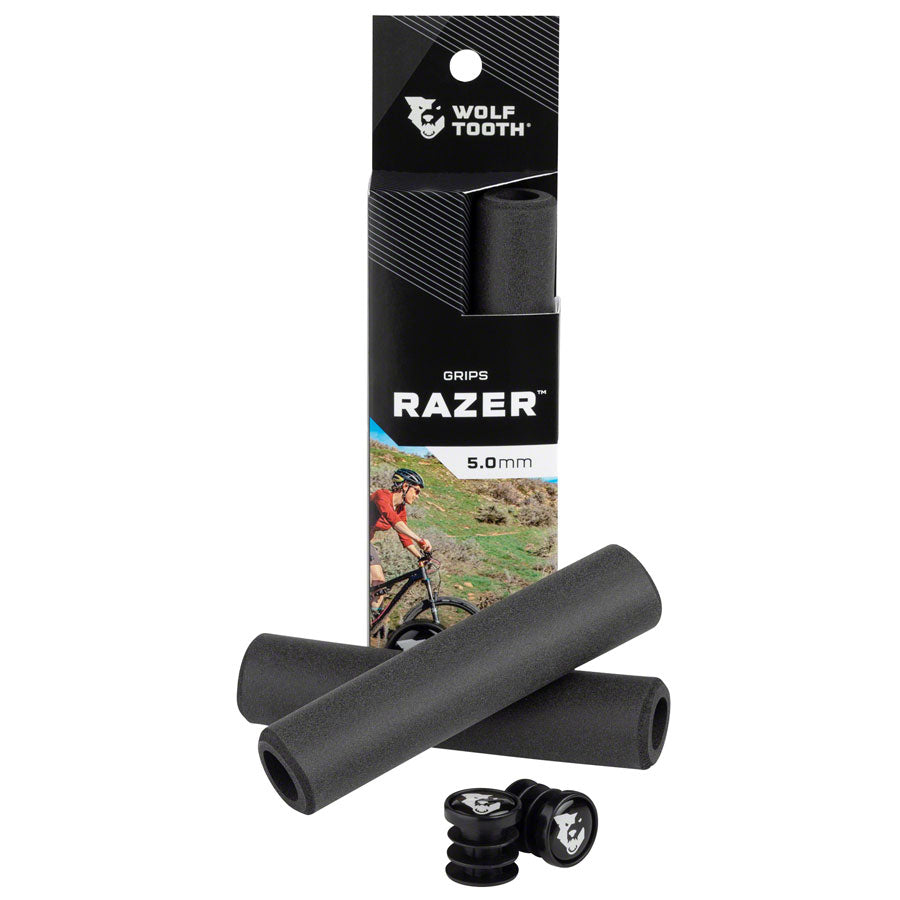 Wolf Tooth Razer Grips - Black MPN: RAZER-BLK UPC: 810006800920 Grip Razer Grips