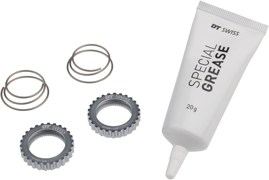 DT Swiss 54t Star Ratchet Upgrade Kit: 2 Star Ratchets, 2 Springs and Grease