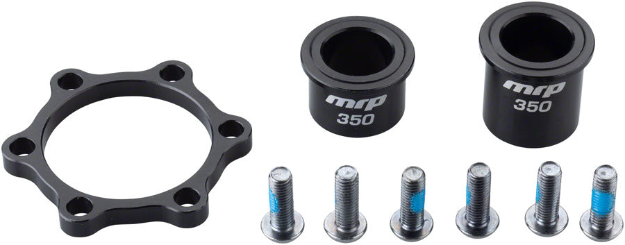 MRP Better Boost Endcap Kit - Converts 15mm x 100mm to Boost 15mm x 110mm - fits DT 350 6-bolt MPN: WB-17-5200 UPC: 702430171977 Front Axle Conversion Kit Better Boost Adaptor Kits
