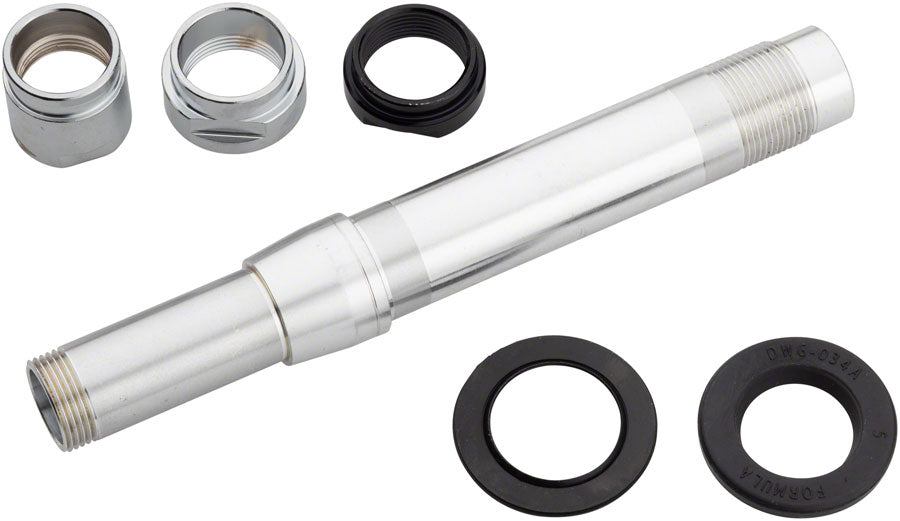 SRAM Complete Rear Axle Assembly Kit with Axle, Threaded Lock Nuts, and End Caps: 135/142 746 Hub, Shimano Driver Body