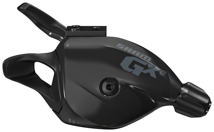 SRAM GX-E Single-Shift Trigger Shifter, 11-Speed Rear, Discrete Clamp, Black MPN: 00.7018.377.000 UPC: 710845820212 Shifter, Flat Bar-Right GX-e Single Shift Trigger Shifter