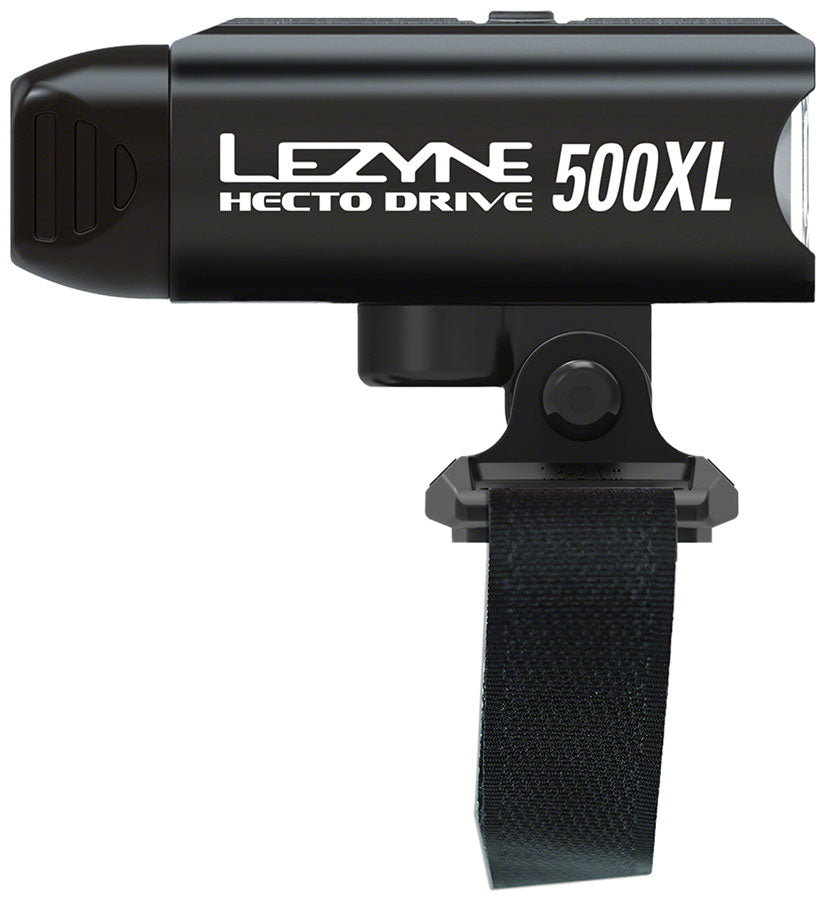 Lezyne Hecto Drive 500XL Rechargable Headlight - 500 Lumens, Black - Headlight, Rechargeable - Hecto Drive 500Xl Helmet Light