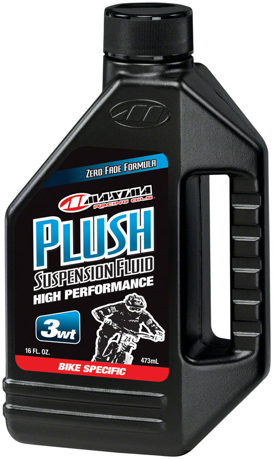 Maxima Racing Oils PLUSH Suspension Fluid 3 WT 16 fl oz MPN: 55-53916 UPC: 851211003676 Suspension Oil and Lube Suspension Oil and Lube