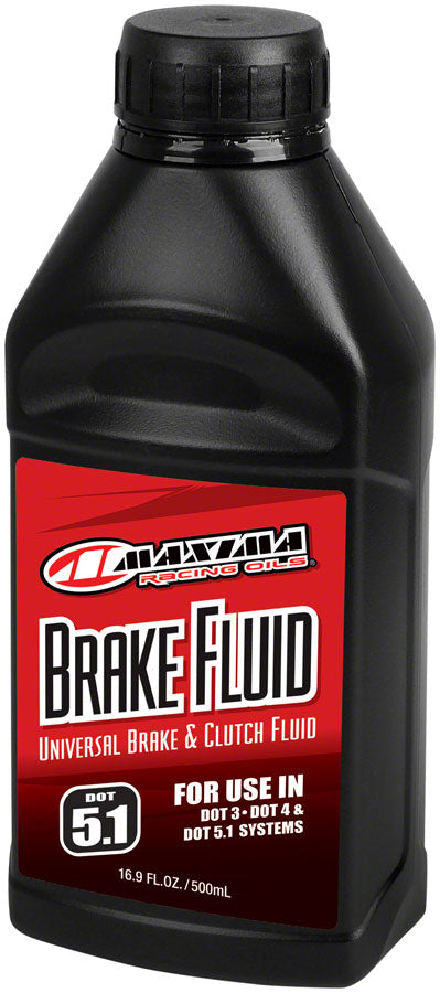 Maxima Racing Oils DOT 5.1 Standard Brake Fluid 16.9 fl oz MPN: 80-82916 UPC: 851211007384 Disc Brake Fluid DOT 5.1 Brake Fluid