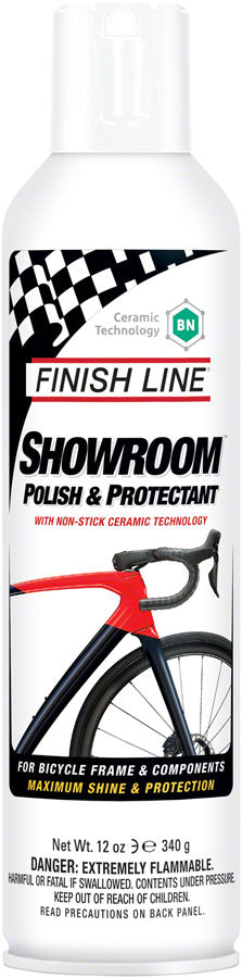 Finish Line Showroom Polish and Protectant with Ceramic Technology - 12oz Aerosol MPN: SHC120101 UPC: 036121960749 Polish Showroom Polish and Protectant with Ceramic Technology