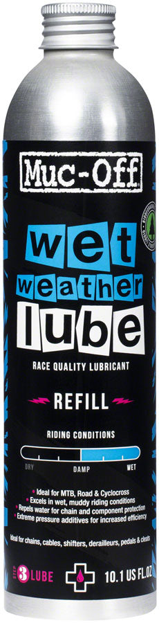 Muc-Off Bio Wet Bike Chain Lube - 300ml, Aluminum Refill Bottle MPN: 20847 Lubricant Bio Wet Bike Chain Lube