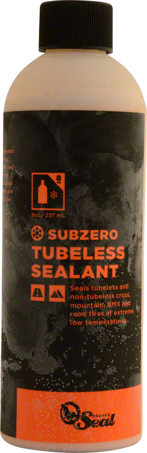 Orange Seal Subzero Tubeless Tire Sealant - 8oz - Tubeless Sealant - Subzero Tubeless Tire Sealant