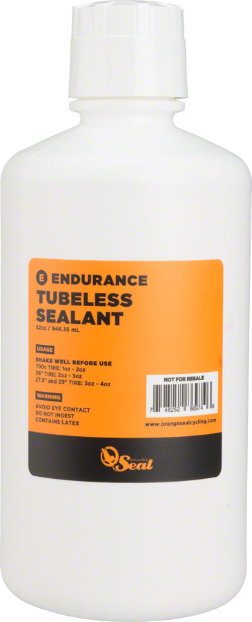 Orange Seal Endurance Tubeless Tire Sealant Refill - 32oz MPN: 60310 UPC: 810026603105 Tubeless Sealant Endurance Tubeless Tire Sealant