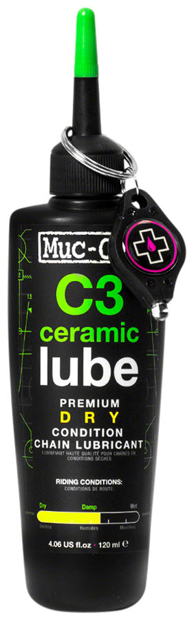 Muc-Off Muc-Off C3 Dry Ceramic Bike Chain Lube - 120ml, Drip