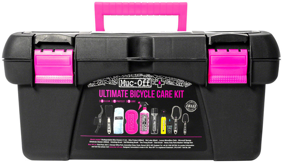 Muc-Off Ultimate Bicycle Cleaning Kit: Toolbox with 10 Pieces MPN: 284US Degreaser / Cleaner Ultimate Bicycle Cleaning Kit