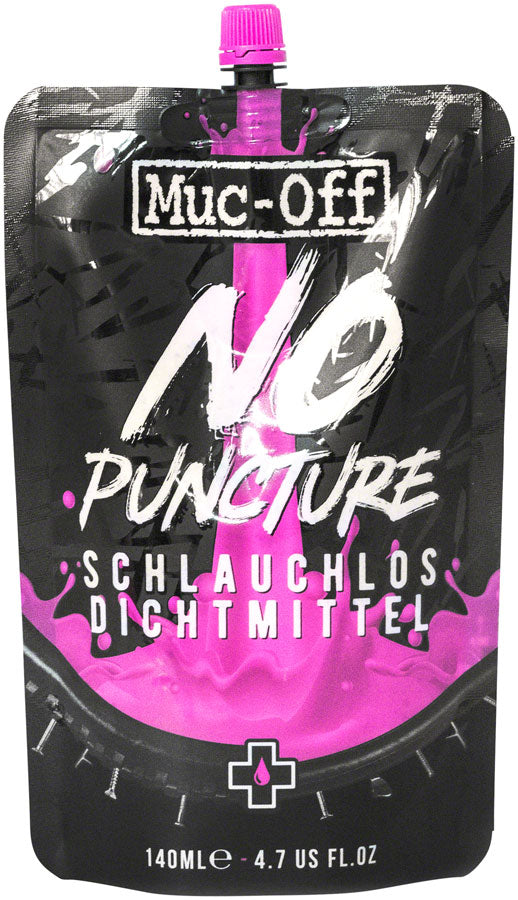 Muc-Off No Puncture Hassle Tubeless Tire Sealant  - 140ml Pouch MPN: 821 Tubeless Sealant No Puncture Tubeless Tire Sealant