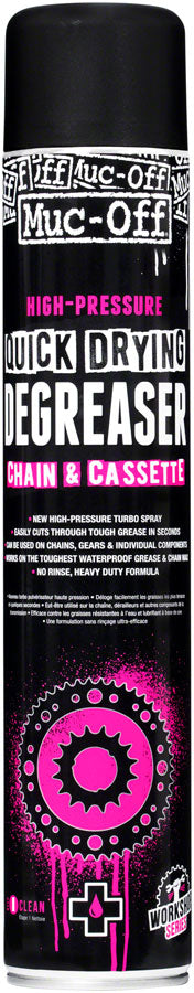 Muc-Off High Pressure Quick Drying Chain Degreaser: 750ml MPN: 20394US Degreaser / Cleaner High Pressure Quick Drying Chain Degreaser