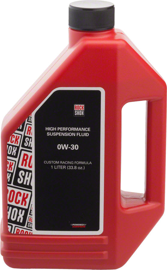 RockShox Suspension Oil 0W-30, 1 Liter Bottle, Pike/LyrikB1/Yari Lower Legs MPN: 11.4015.354.050 UPC: 710845730917 Suspension Oil and Lube Suspension Oil