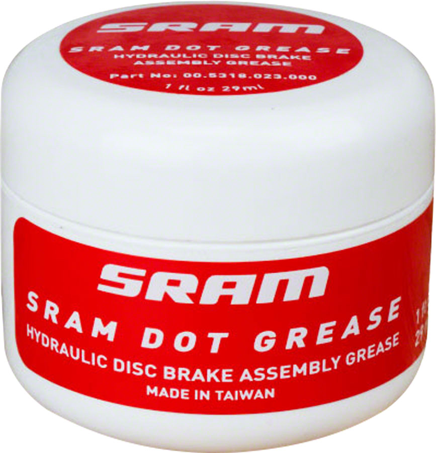 SRAM DOT Disc Brake Assembly Grease, 1oz MPN: 00.5318.023.000 UPC: 710845795527 Grease DOT Disc Brake Assembly Grease