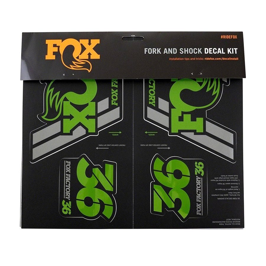 FOX Heritage Decal Kit for Forks and Shocks, Green MPN: 803-01-338 UPC: 611056170748 Sticker/Decal Heritage Decal Kit