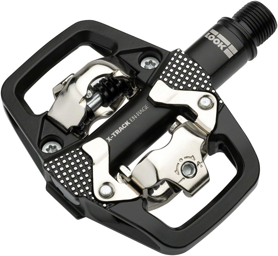 LOOK X-TRACK EN-RAGE Pedals - Dual Sided Clipless with Platform, Chromoly, 9/16
