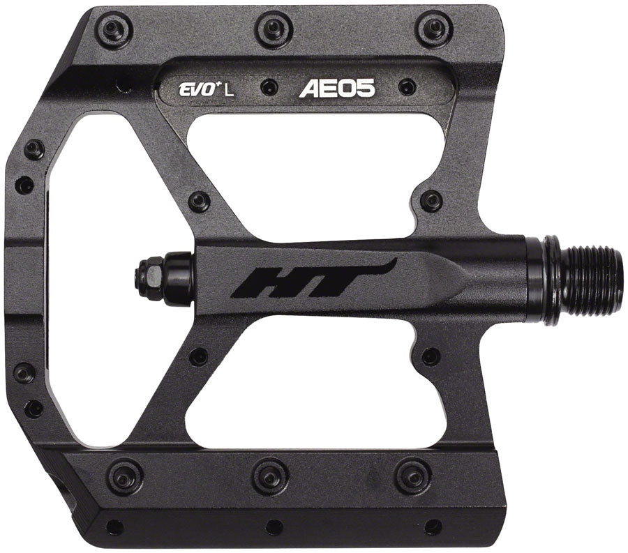HT Components AE05(EVO+) Pedals - Platform, Aluminum, 9/16", Stealth Black MPN: 102001AE05XX1J01D1X1 Pedals AE05 Evo+ Pedals