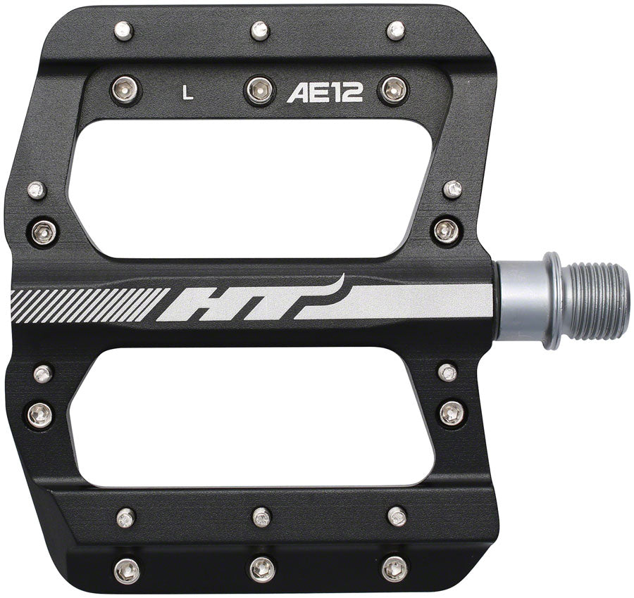 HT Components AE12 Pedals - Platform, Aluminum, 9/16", Black MPN: 102001AE12XX1J01G1X1 Pedals AE12 Pedals